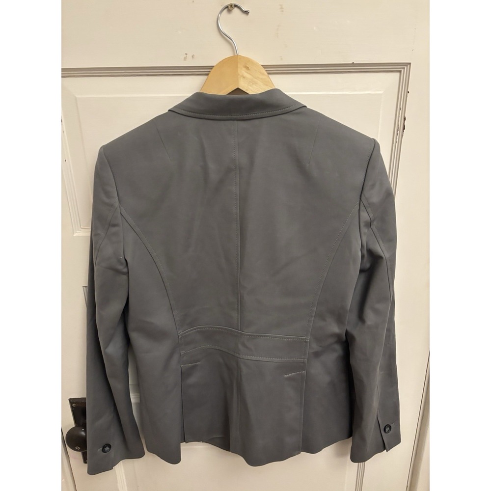 Banana‎ Republic Women's Gray Tailored Two Button Blazer Lined Size 12 $149 NWOT - Picture 4 of 7